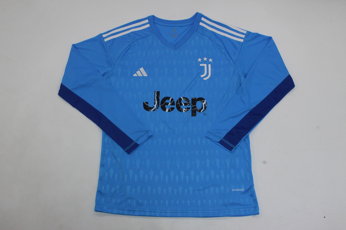 AAA Quality Juventus 23/24 GK Blue Long Soccer Jersey